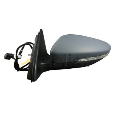 Зеркало левое электрическое автоскладывающееся с подогревом ук поворота и подсветкой для Фольксваген Джетта 6 от 2011 (Тайвань) грунт 9 конт Зеркало левое электрическое автоскладывающееся с подогревом ук поворота и подсветкой для Фольксваген Джетта 6 от 2011 (Тайвань) грунт 9 конт