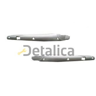 Молдинг бампера передний правый под датчик с хромом для Мерседес W211 от 2002