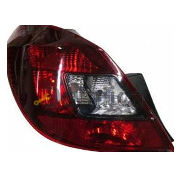 Фонарь задний левый для Opel Corsa D от 2011 5 дв тонированный