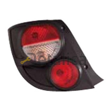 Фонарь задний внешний левый с черным ободком хэтчбек для Шевроле Авео Т300