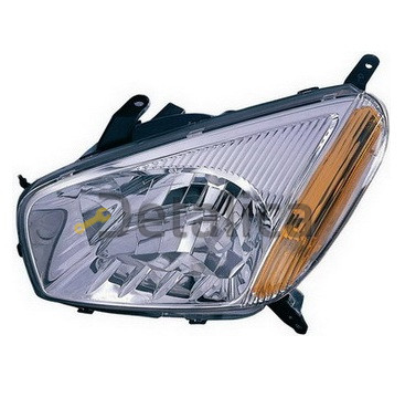 Фара левая USA  с желтый для тойота рав 4  2000-2003