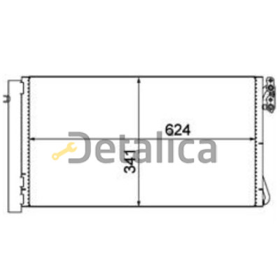 Радиатор кондиционера для BMW X1 E84 Китай