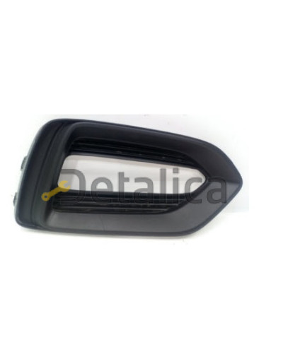 Решетка переднего бампера правая с отверстием под ходовые огни (DRL) для Хендай Солярис от 2017 (Китай)