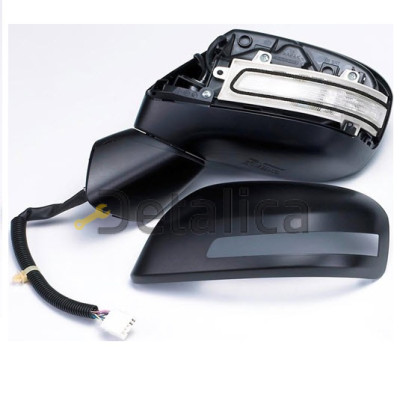Зеркало левое электрическое с подогревом автоскладывающееся диод с указателем поворота 9 контактное aspherical грунтованное для хонда цивик от 2012