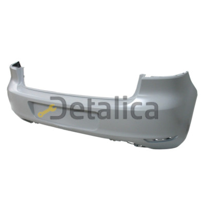 Бампер задний без отверстий под парктроники для Фольксваген Гольф 6 от 2009 (Тайвань)