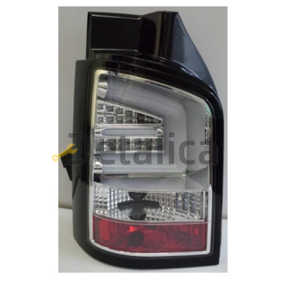 Фонари задние тюнинг-комплект с диодами ук поворота светящ секции внутри хром для Фольксваген Транспортер Т5 от 2003 (Sonar)