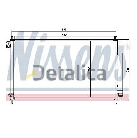 Радиатор кондиционера для Хонда Аккорд 7 от 2003 Nissens Дания