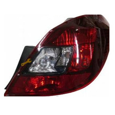 Фонарь задний правый для Opel Corsa D от 2011 5 дв тонированный