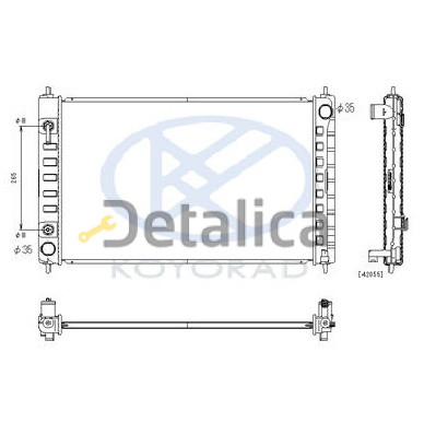 Радиатор охлаждения для Ниссан Теана L33 Koyo Япония