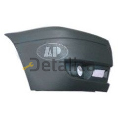 Боковина бампера передняя правая с отверстием под противотуманки для Форд Транзит