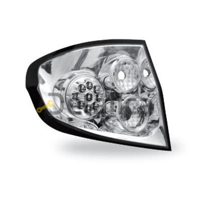 Фонари задние комплект-тюнинг диоды внутри хром на Хендай Гетц от 2006 (Junyan)