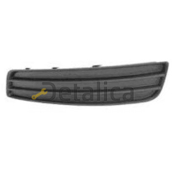 Решетка бампера переднего правая без отверстия под птф для Ауди А3 от 2008 (Тайвань)