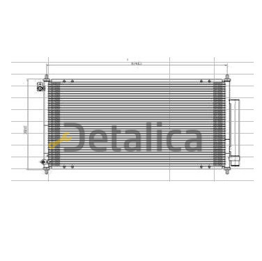 Радиатор кондиционера для Honda Accord 7 от 2003 Китай