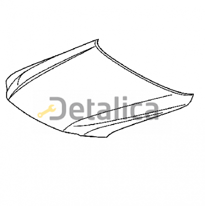 Капот оригинал для лексус LX570 от 2007