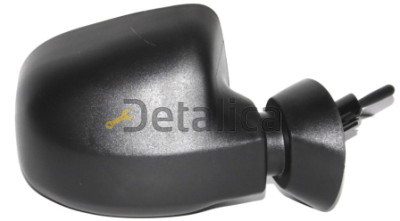 Renault LOGAN (SANDERO 08-/LARGUS 12-) зеркало прав механ больш (convex) (Россия) черн