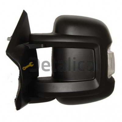 Зеркало левое электрическое с подогревом с указателем поворота convex для Пежо Боксер