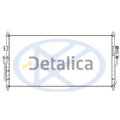 Радиатор кондиционера для Ниссан Альмера Классик Koyo Япония