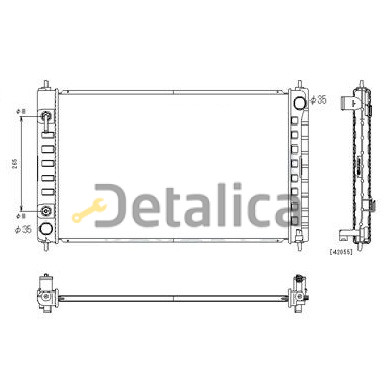 Радиатор охлаждения для Ниссан Теана L33 Китай