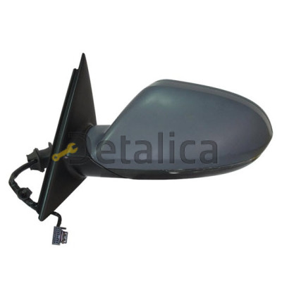 Зеркало левое 8 конт электр с подогревом с диод ук поворота для Ауди А6 С7 от 2011 (Тайвань) aspherical грунт