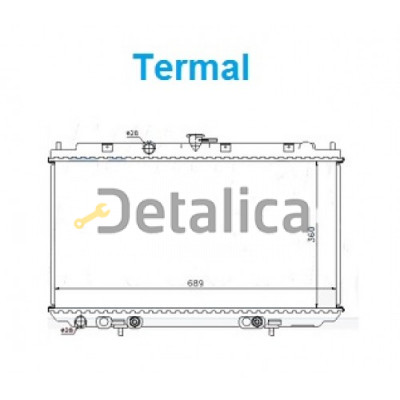 Радиатор охлаждения для Ниссан Примера П12 1.8 1.6 АТ Тайвань