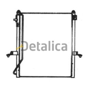 Радиатор кондиционера для Митсубиси L200 2.5 дизель Китай