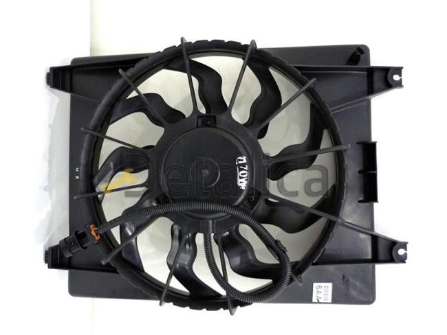 Вентилятор (диффузор) радиатора Хендай IX55 (Оригинал)