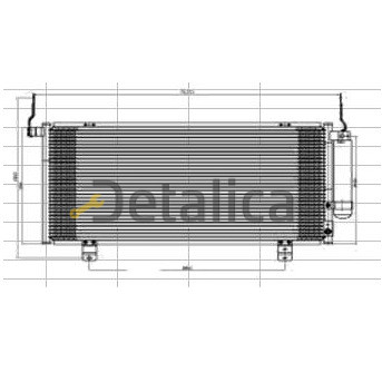 Радиатор кондиционера для митсубиси галант от 2004 Китай