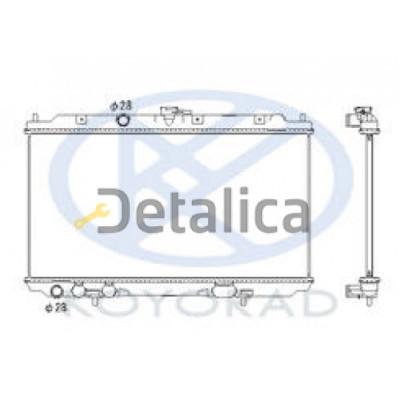 Радиатор охлаждения для Ниссан Альмера N16 Koyo Япония МТ