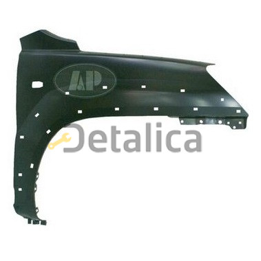 Крыло переднее правое с отверстием под молдинг под повторитель для Киа Спортейдж 2 от 2004 (Тайвань)