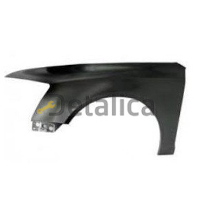 Крыло переднее левое без отв под повторитель для Ауди А6 С6 от 2008 - 2010 (Тайвань) алюминиевое