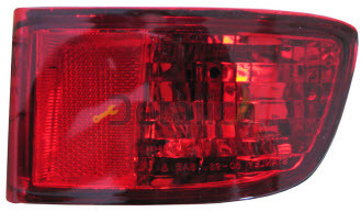 Фонарь для PRADO внешн прав нижн в бампер с противотум красн (Китай) 