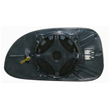Стекло зеркала правое с подогревом convex для Шевроле Лачетти