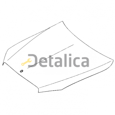 Капот для Мерседес W205 оригинал