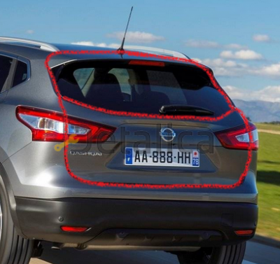 Дверь багажника для Ниссан Кашкай J11 оригинал