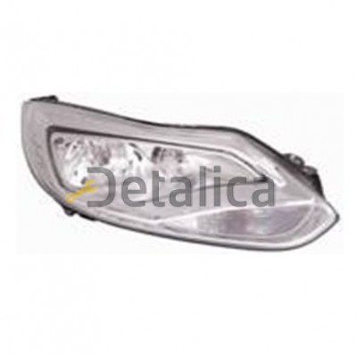 Фара правая с регулятором мотора внутри хром для Форд Фокус 3