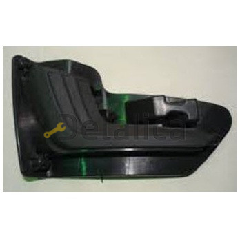 Решетка бампера передняя правая без отверстия под противотуманку для Киа Рио 3 от 2011 (Тайвань)