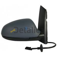 Зеркало правое электрическое с подогревом convex грунт для Опель Астра J от 2009