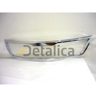 Хромированный молдинг решётки радиатора Киа Рио 3 от 2012 до 2015 (Оригинал)