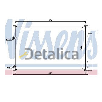 Радиатор кондиционера для Тойота Королла Е150 (Nissens)