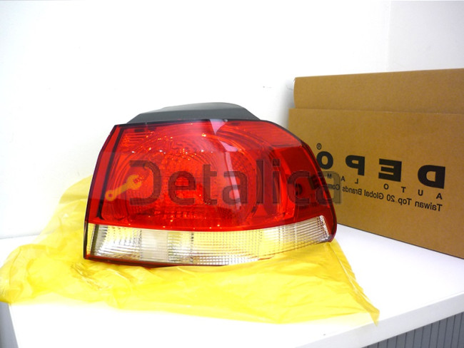 Фонарь задний внешний правый для Фольксваген Гольф 6 от 2009 (Depo) Valeo тип