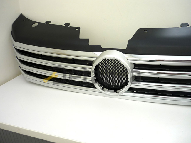 Решетка радиатора для Фольксваген Пассат Б7 от 2011 (Тайвань) хром-черная