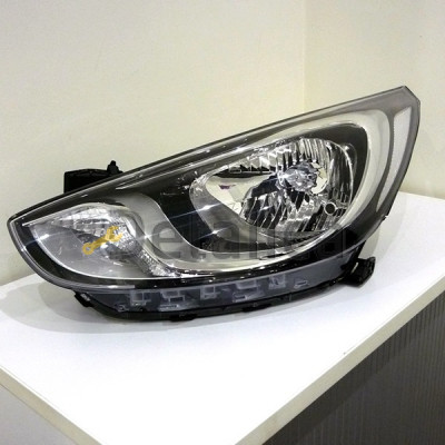 Фара левая для Хендай Солярис от 2011 (Depo)