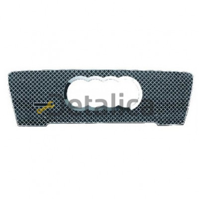 Накладка декоративная на решетку радиатора нержавеющая сталь для Ауди Q5 от 2008