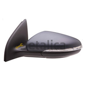 Зеркало левое электрическое с подогревом ук.поворота автоскладывание подсветка для Фольксваген Гольф 6 от 2009 (Тайвань)