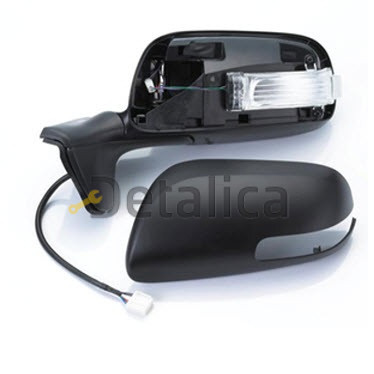 Зеркало правое электр с подогрев диод ук поворота 7 конт для Тойота Аурис от 2010 грунт