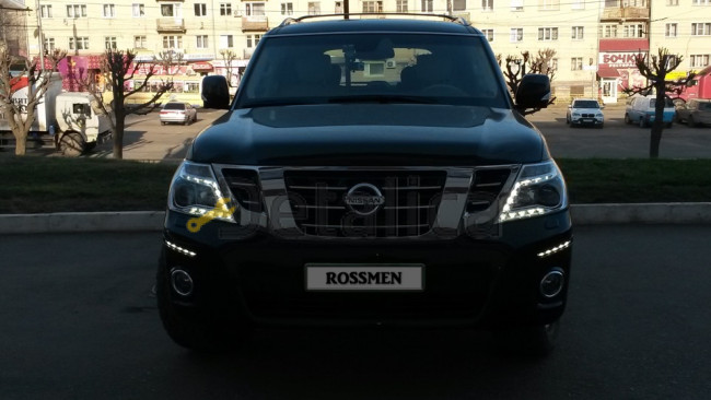 Фары тюнинг-комплект Eagle Eyes для Ниссан Патрол Y62 не ксенон хром внутри Фары тюнинг-комплект Eagle Eyes для Ниссан Патрол Y62 не ксенон хром внутри