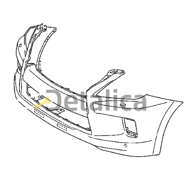 Бампер передний оригинал для лексус LX570 от 2012