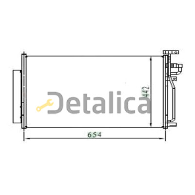 Радиатор кондиционера на Опель Антара Китай