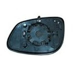 Стекло зеркала левое с подогревом для Пежо 307 от 2001 aspherical