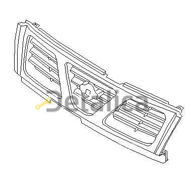 Решетка радиатора для Ниссан Патрол Y61 оригинал
